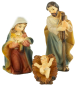 Preview: Stimmungsvolle Weihnachtskrippe Eismannsberg inkl. 12-tlg. Figurensatz K 181, Maße Krippe: ca. 37 x 14 x 19 cm